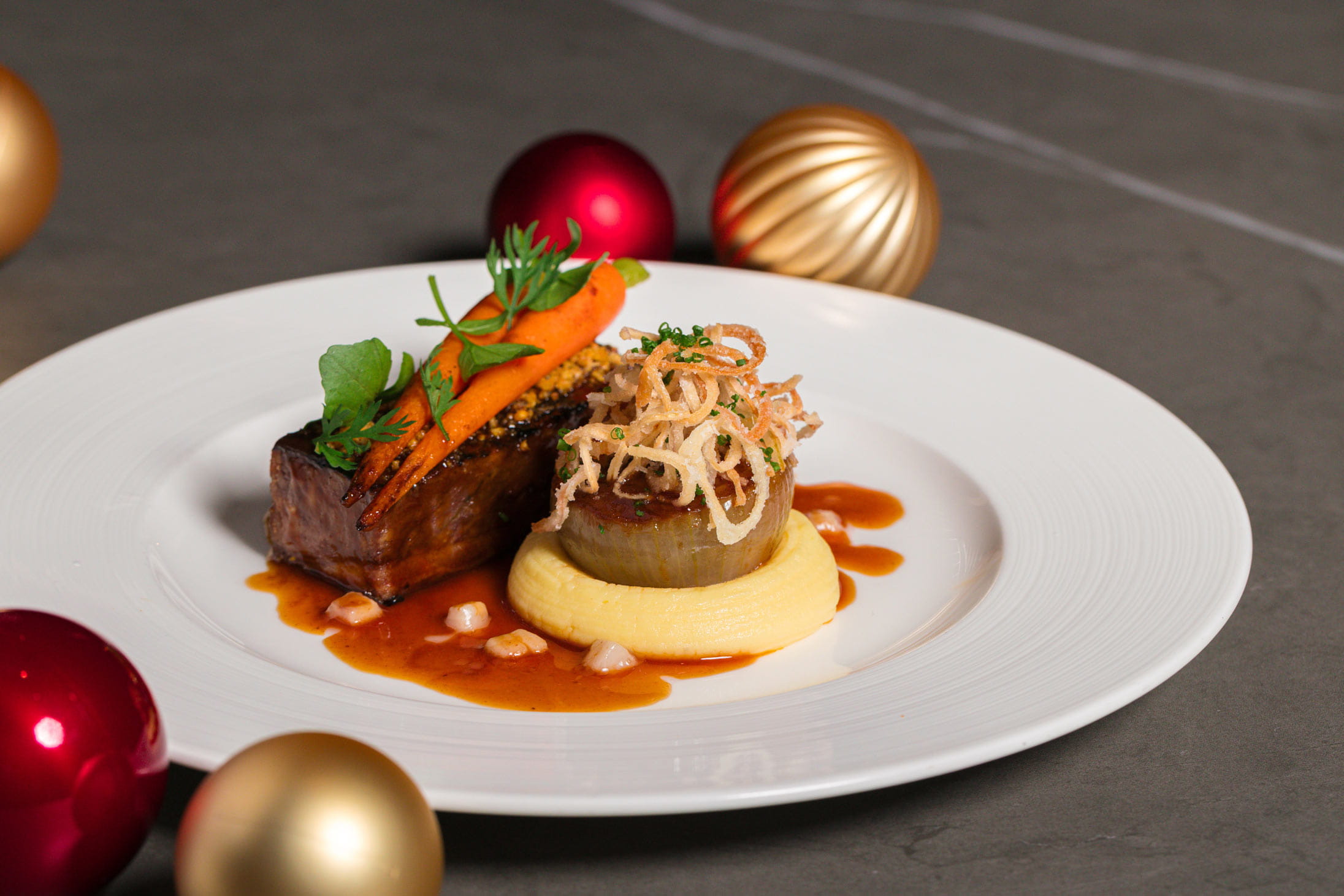 Festive dishes at The Continental