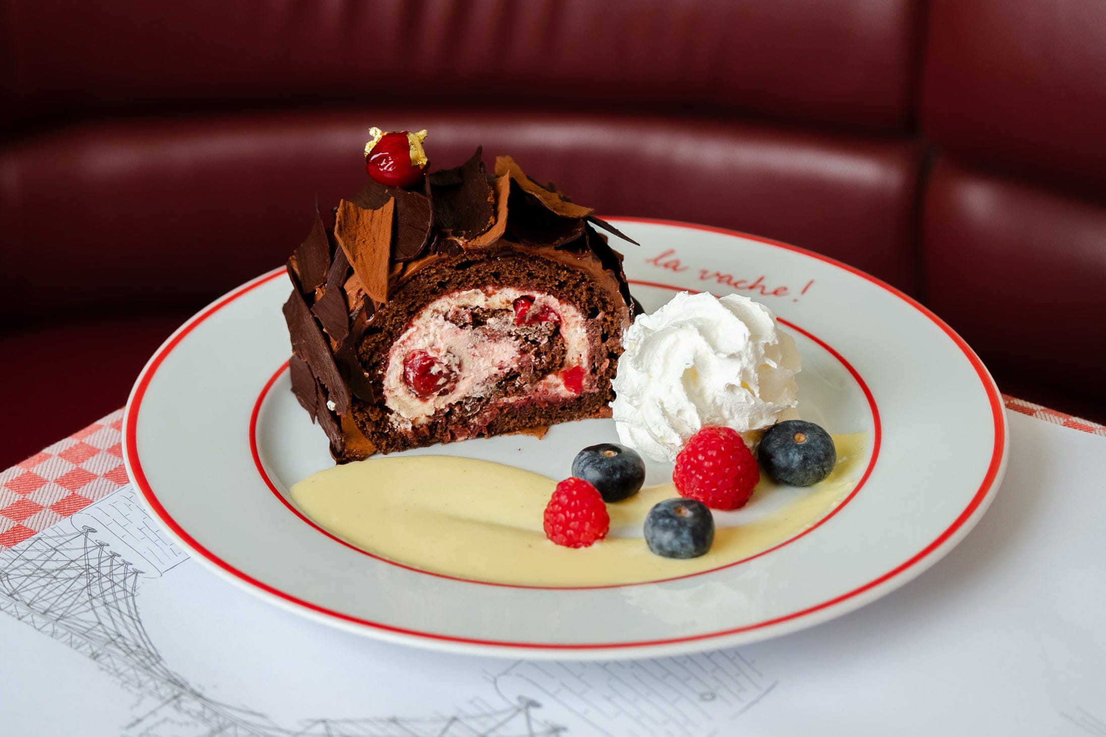 Festive dishes at La Vache!