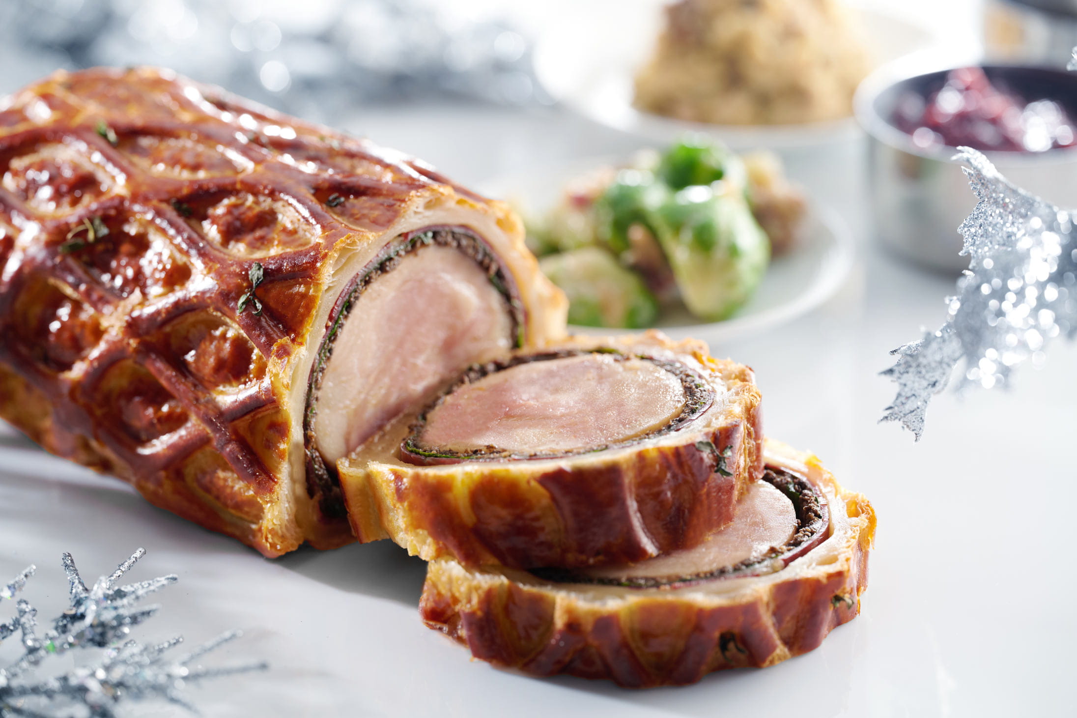 Festive dishes at Restaurant Petrus