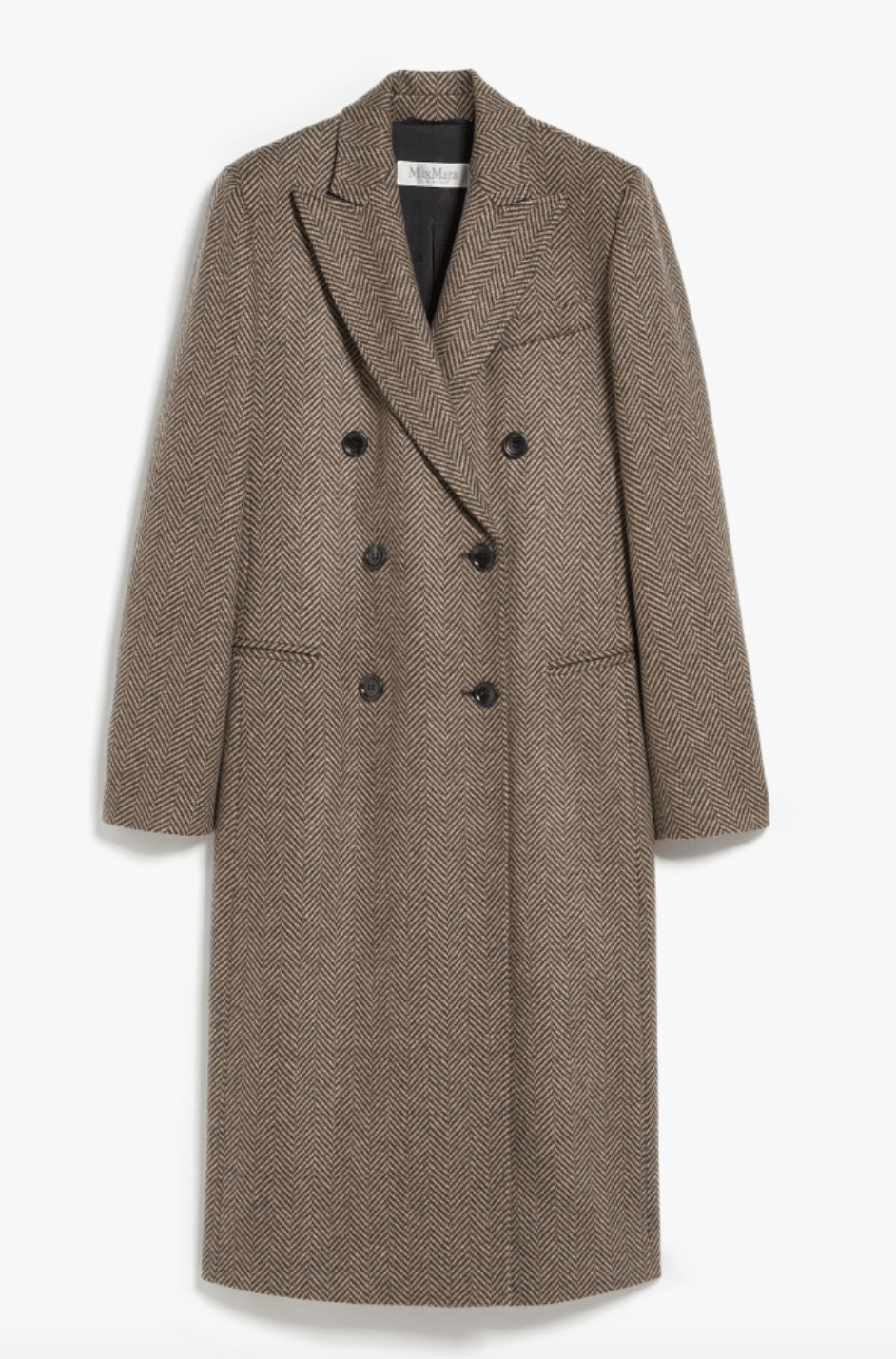 Max Mara Cashmere Chevron Coat