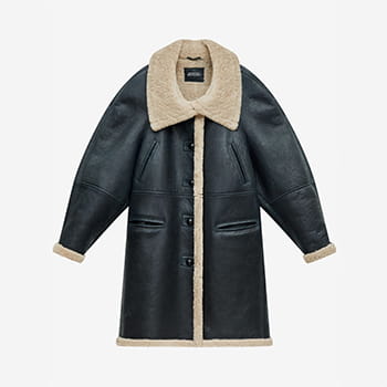 Isabel Marant Astana Lamb Fur Coat