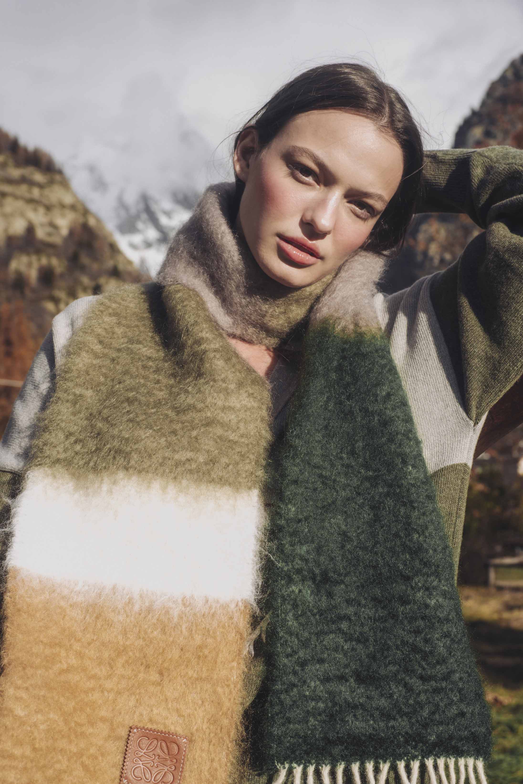 A model poses in LOEWE