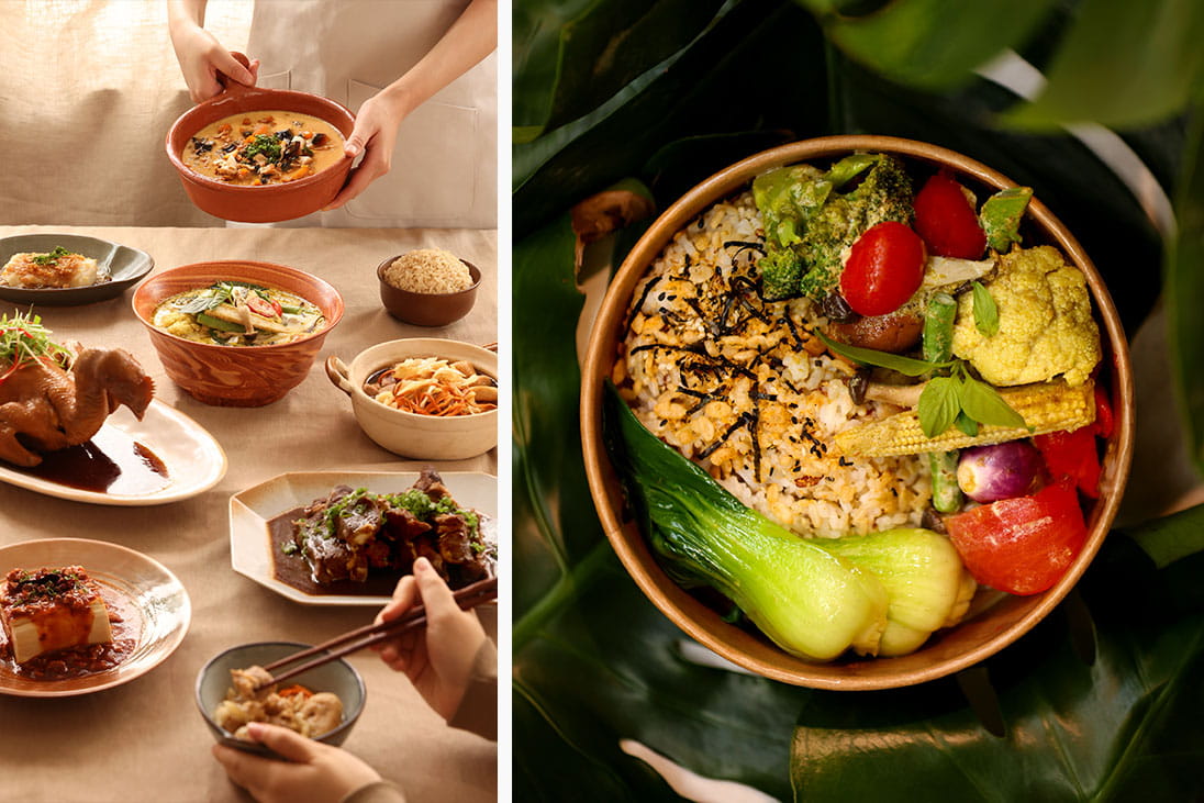 A selection of dishes from Black Garlic in Starstreet Precinct