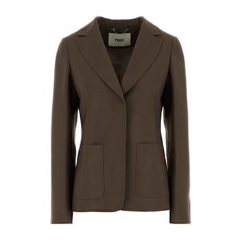 Fendi Single-Breasted Tailored Blazer