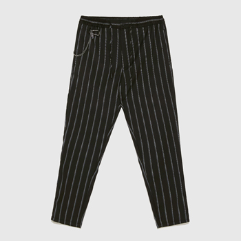 Zara Striped Jogger Trousers