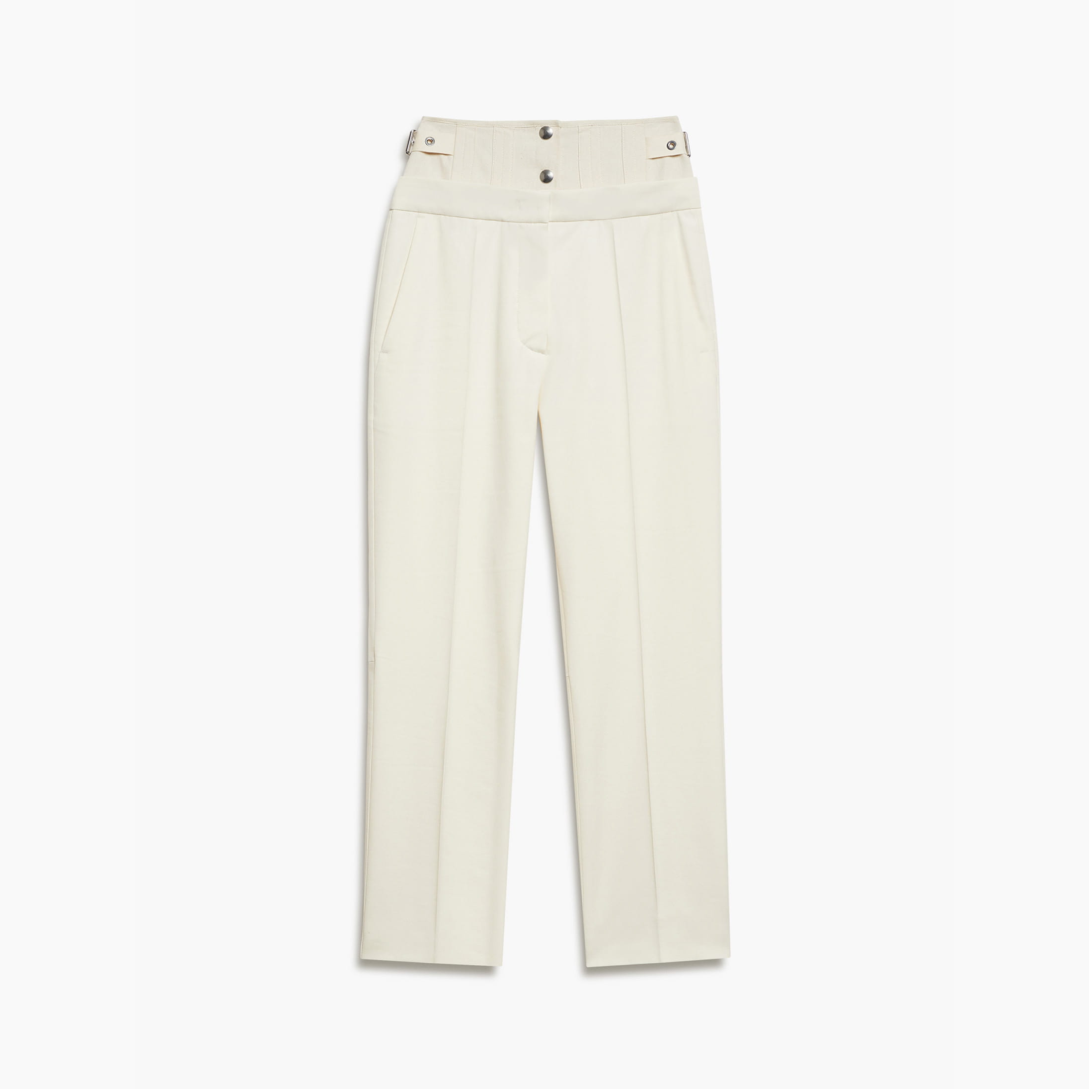 Sportmax Flared-Leg Corset-Waist Trousers