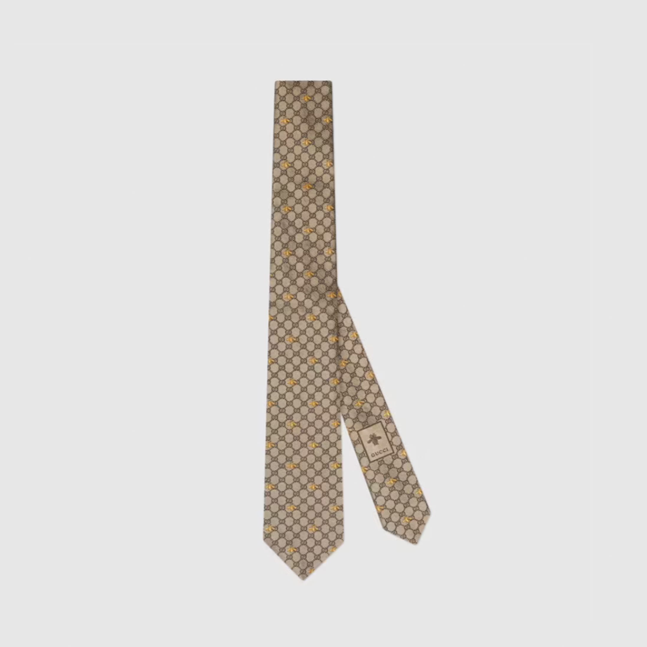 Gucci GG Bees Silk Tie