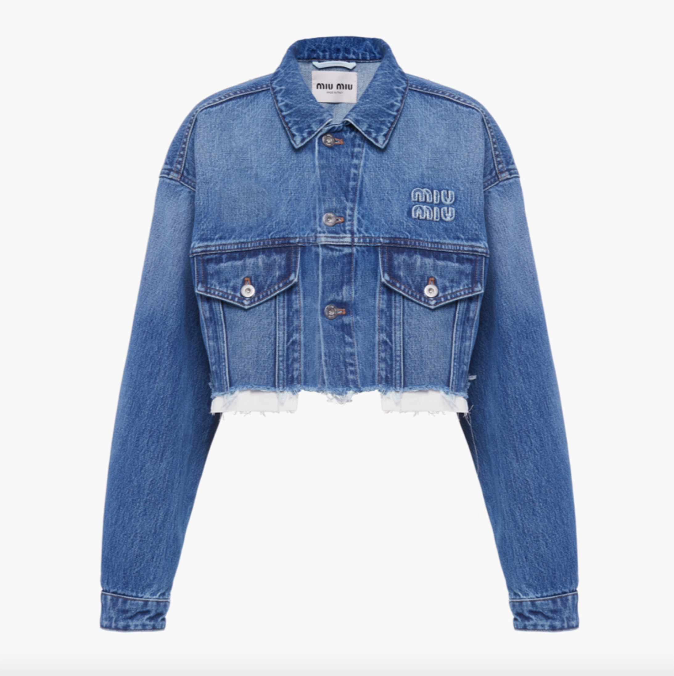Miu Miu Denim Blouson Jacket