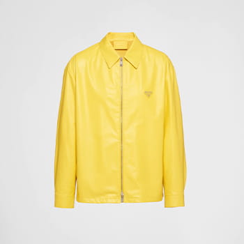 Prada Men Nappa Leather Blouson Jacket 