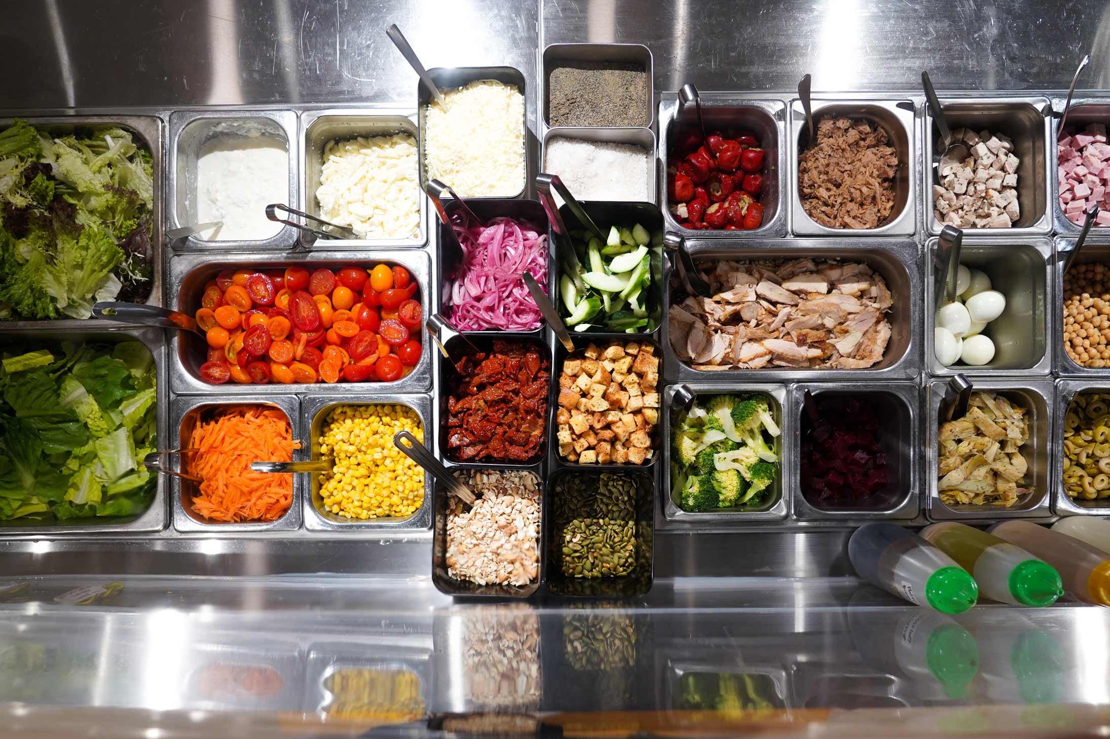 Fresh ingredients at Cotto & Crudo