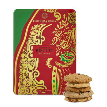 Fortnum & Mason Christmas Biscuit Selection Tin available at Lane Crawford Home 