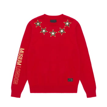 Musium Div. Star Patch Knit Sweater available at I.T