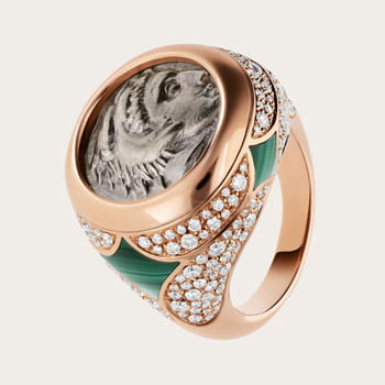 Bulgari Monete 18 kt Rose Gold Ring 