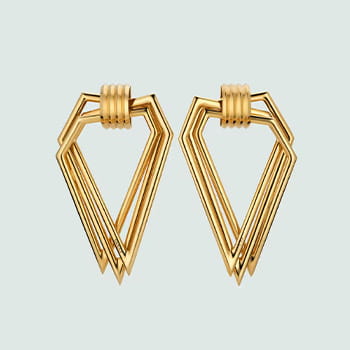 Gucci Multi-Triangle Shape Earrings