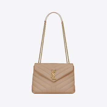 Saint Laurent Loulou Small Chain Bag in Quilted “Y” Leather