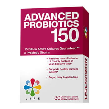 Life Nutrition Supplements Advanced Probiotics 150
