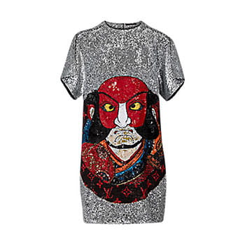 Louis Vuitton Sequin Embroidered Dress