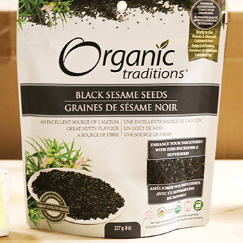Organic Traditions Black Sesame Seeds 