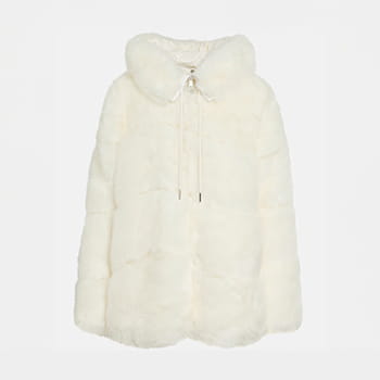 Moncler Epilobe Faux Fur Down Jacket
