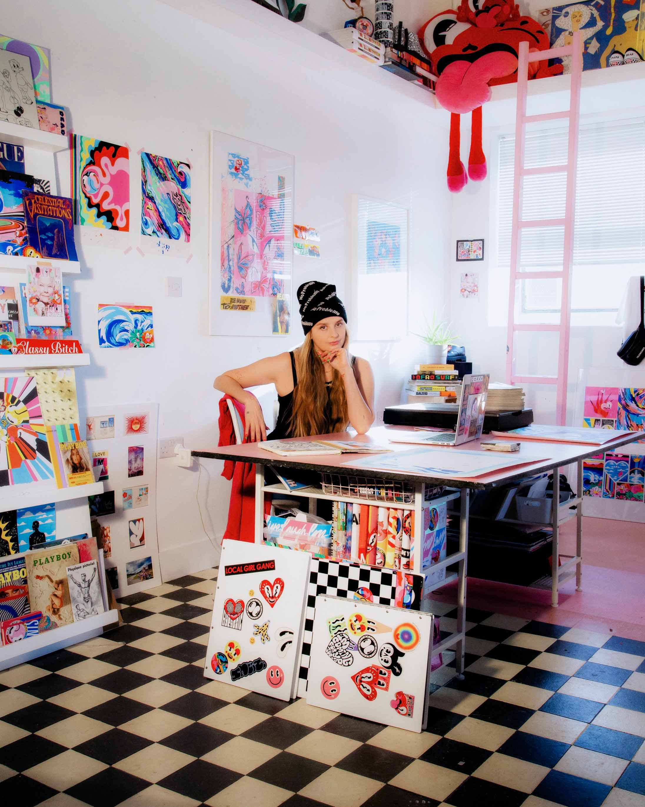 London-based illustrator Hattie Stewart