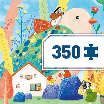 DJECO Miss Birdy 350-Piece Puzzle available at Simply Toys