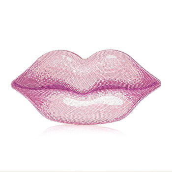 Judith Leiber Hot Lips Pink Clutch available at JOYCE