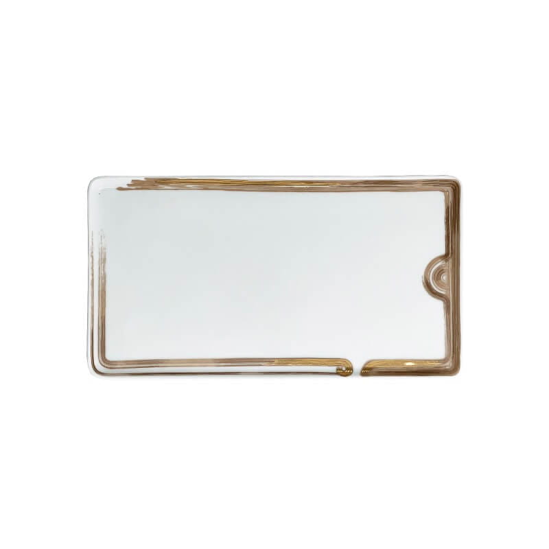 André Fu Living Art Deco Garden Medium Rectangle Tray