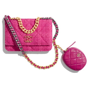 Chanel 19 Wallet on Chain & Coin Purse