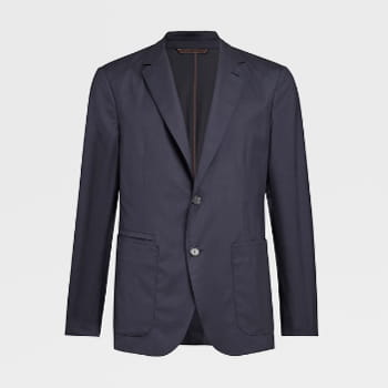 Ermenegildo Zegna Wool and Silk Leggerissimo Blazer available at Harvey Nichols