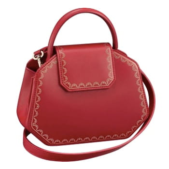 Cartier Guirlande de Cartier Mini Model Bag in Red Calfskin