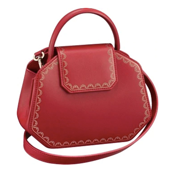Cartier Guirlande de Cartier Mini Model Bag in Red Calfskin