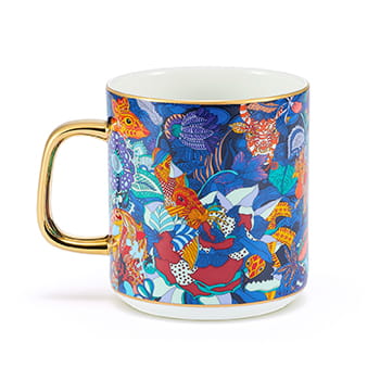 Shanghai Tang Hide & Seek Chinese Zodiac Fine Bone China Mug