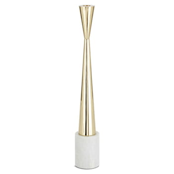 Tom Dixon Stone Tall Candle Holder available at Lane Crawford