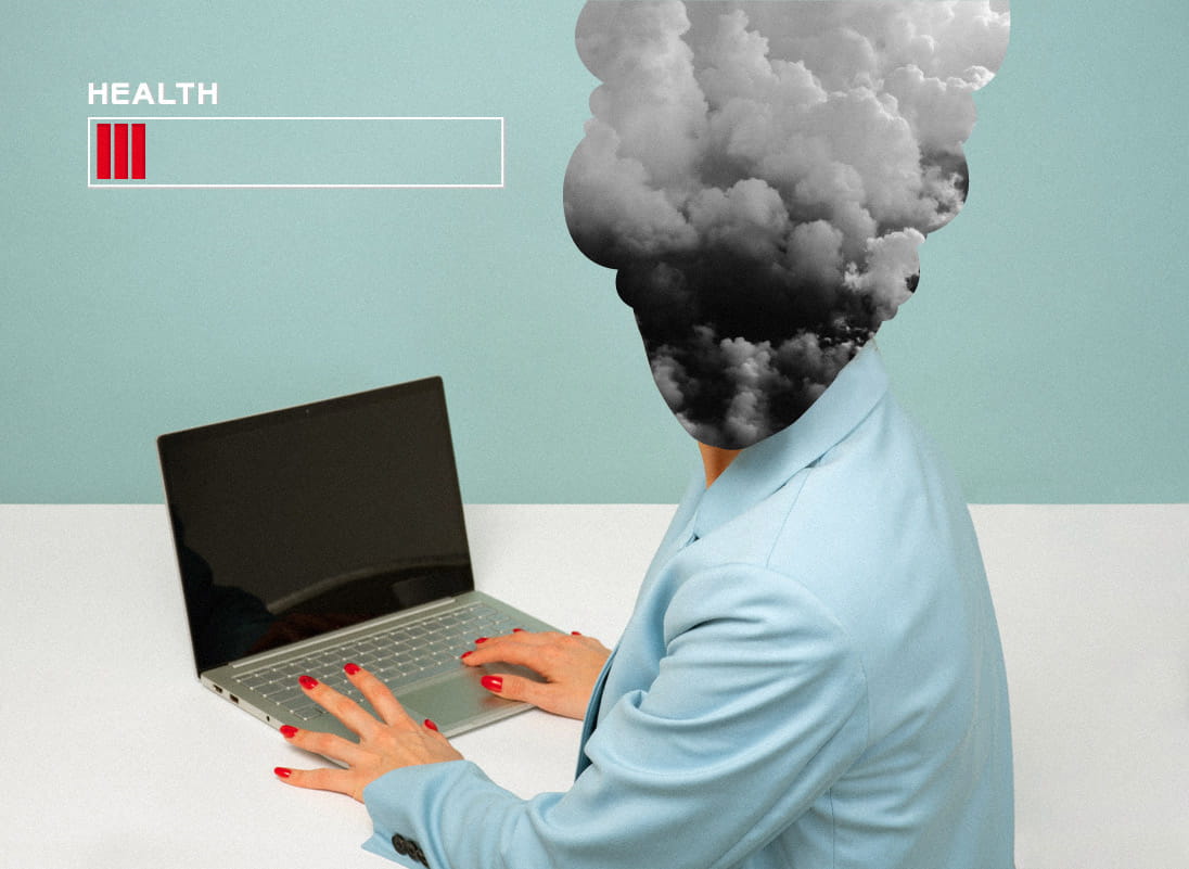 Much burnout happens at work