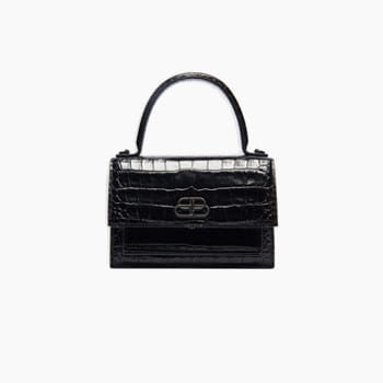 Balenciaga Sharp XS Satchel Shoulder Bag in Black