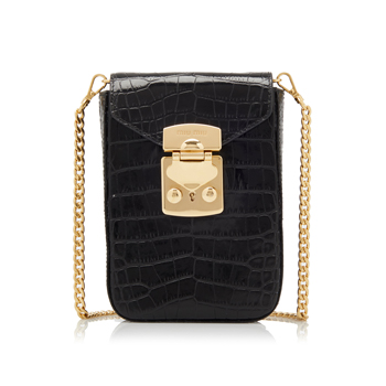 Miu Miu Crocodile Print Leather Mini Bag