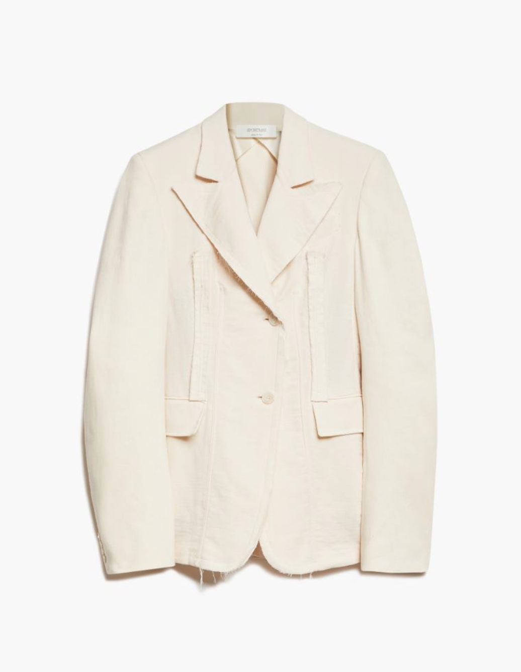 Sportmax Fitted Blazer With Weaves