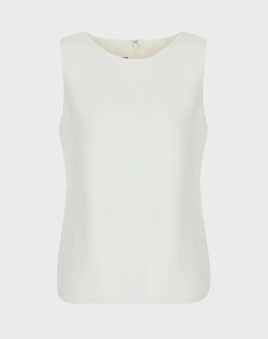 Emporio Armani Technical-Cady Top With Back Darts