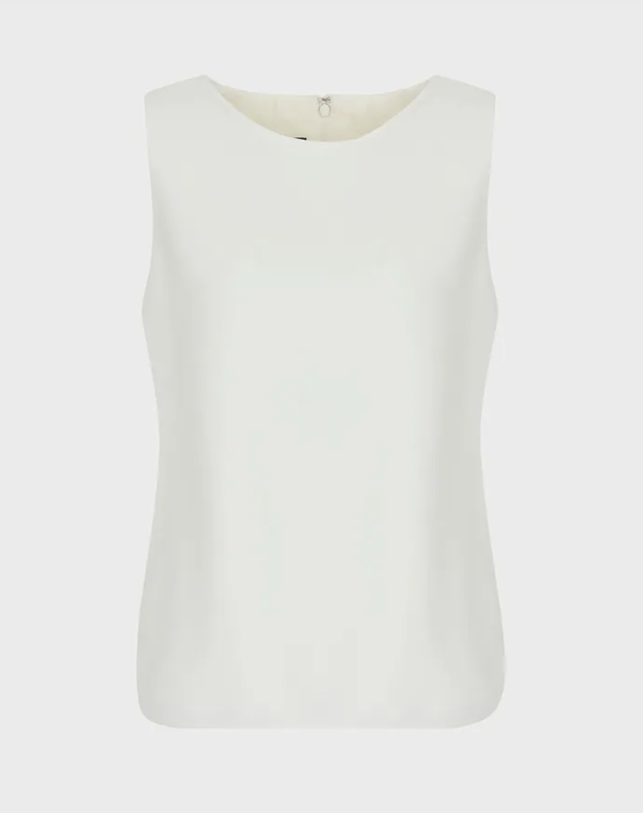 Emporio Armani Technical-Cady Top With Back Darts