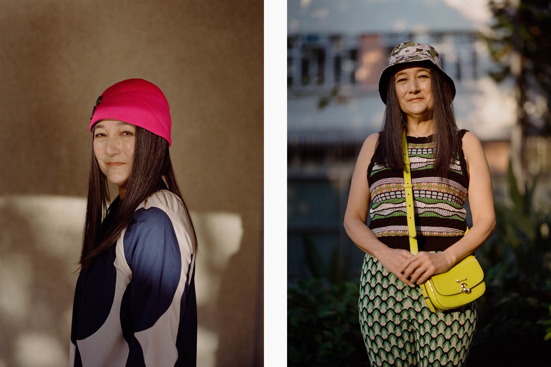 A model poses in Marimekko, Sandro, Maje and Jimmy Choo available at Pacific Place
