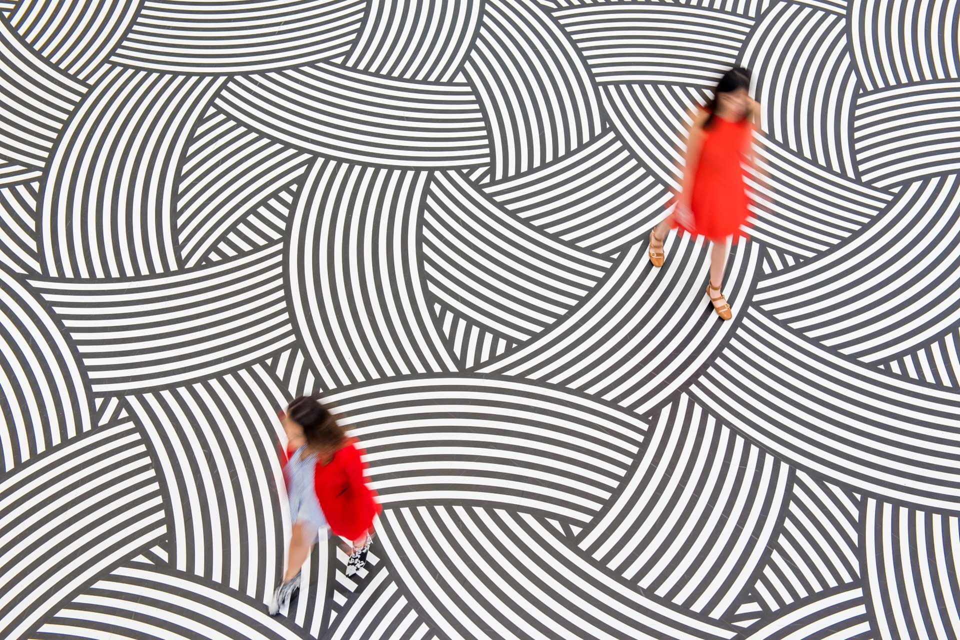 Pacific Place Presents Spiral Scratch by Scottish Artist Jim Lambie