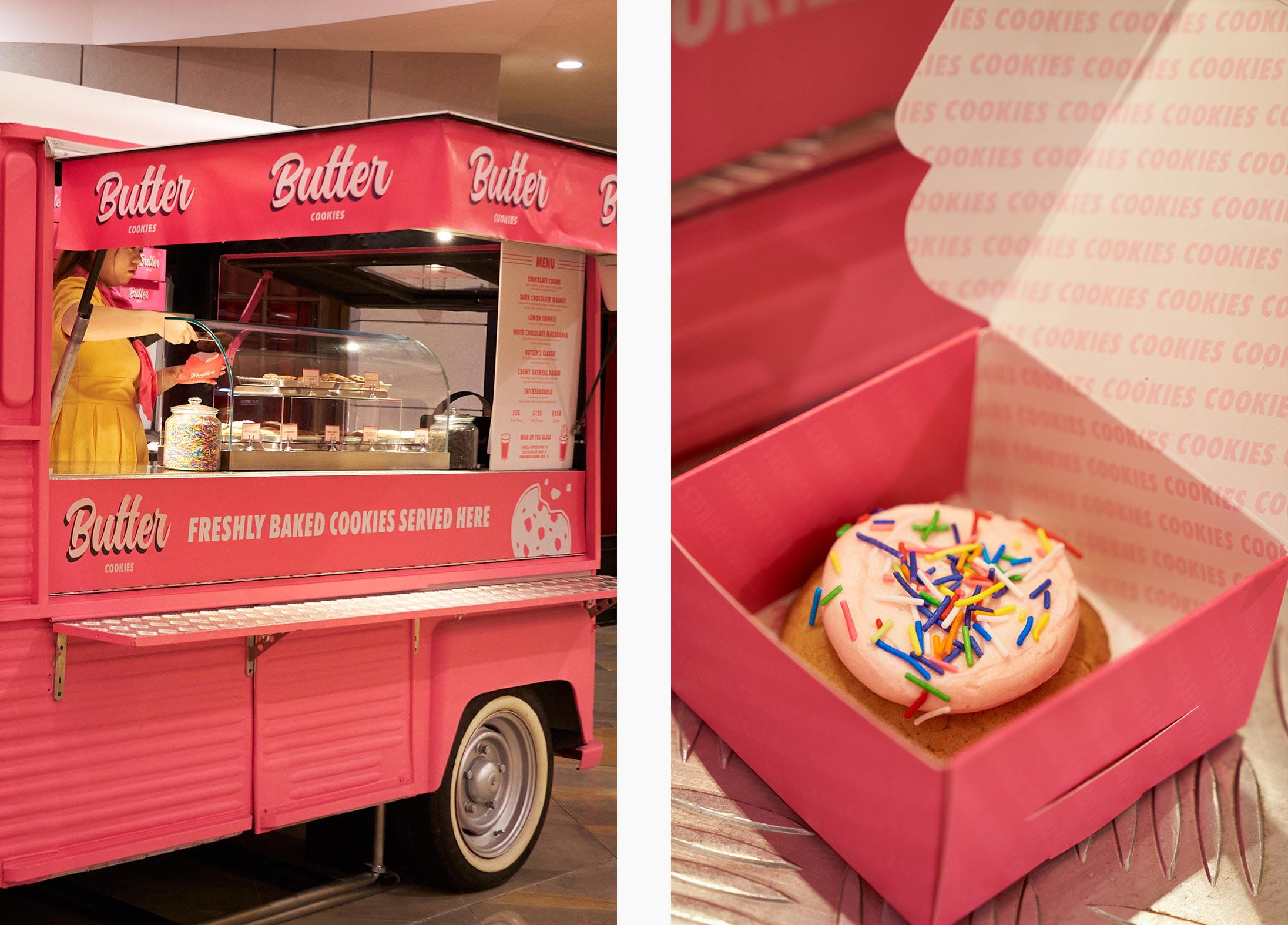 The Black Sheep Restaurants Group Butter Cookies truck at Pacific Place