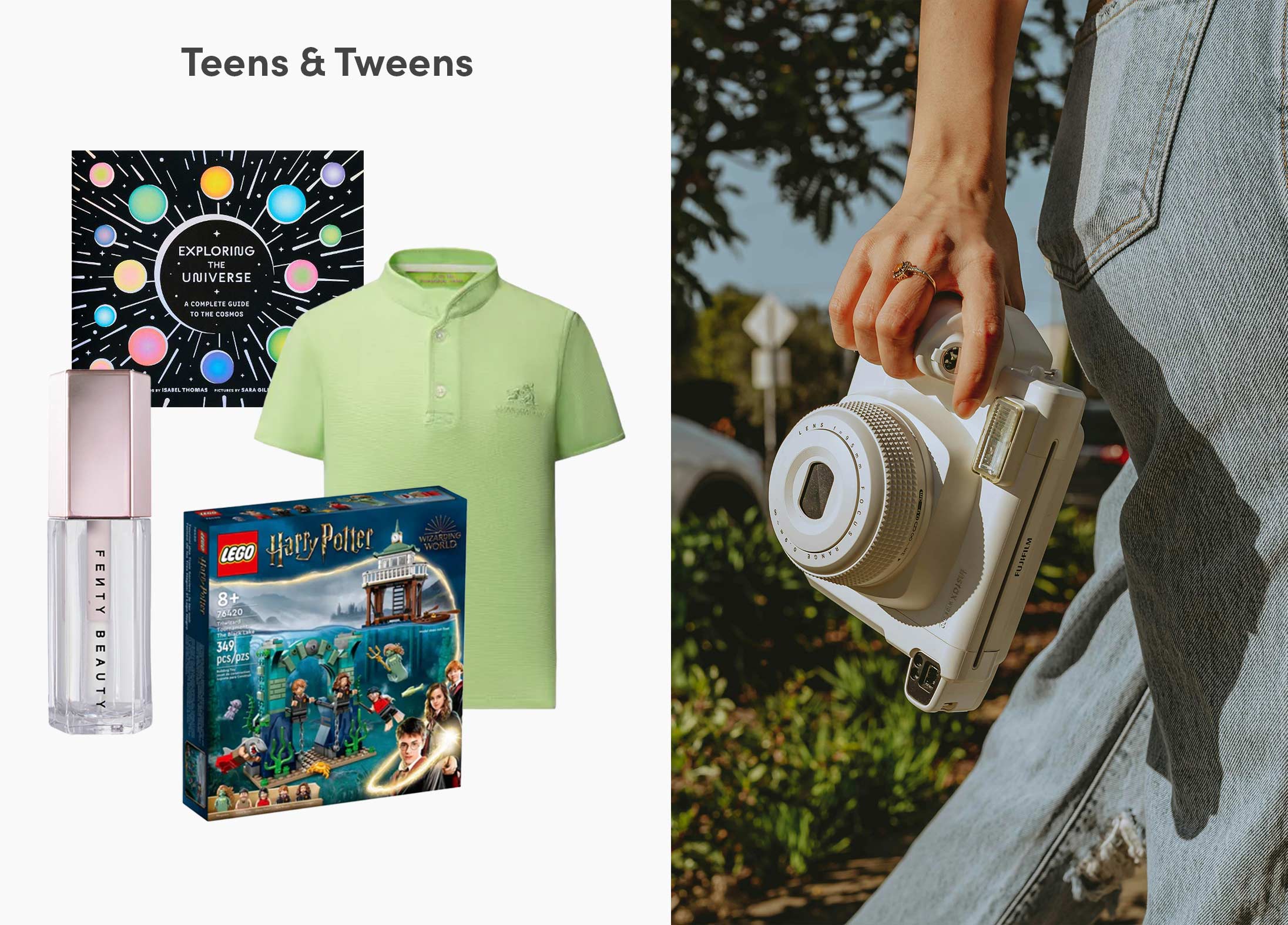 A selection of gifts for tweens and teens