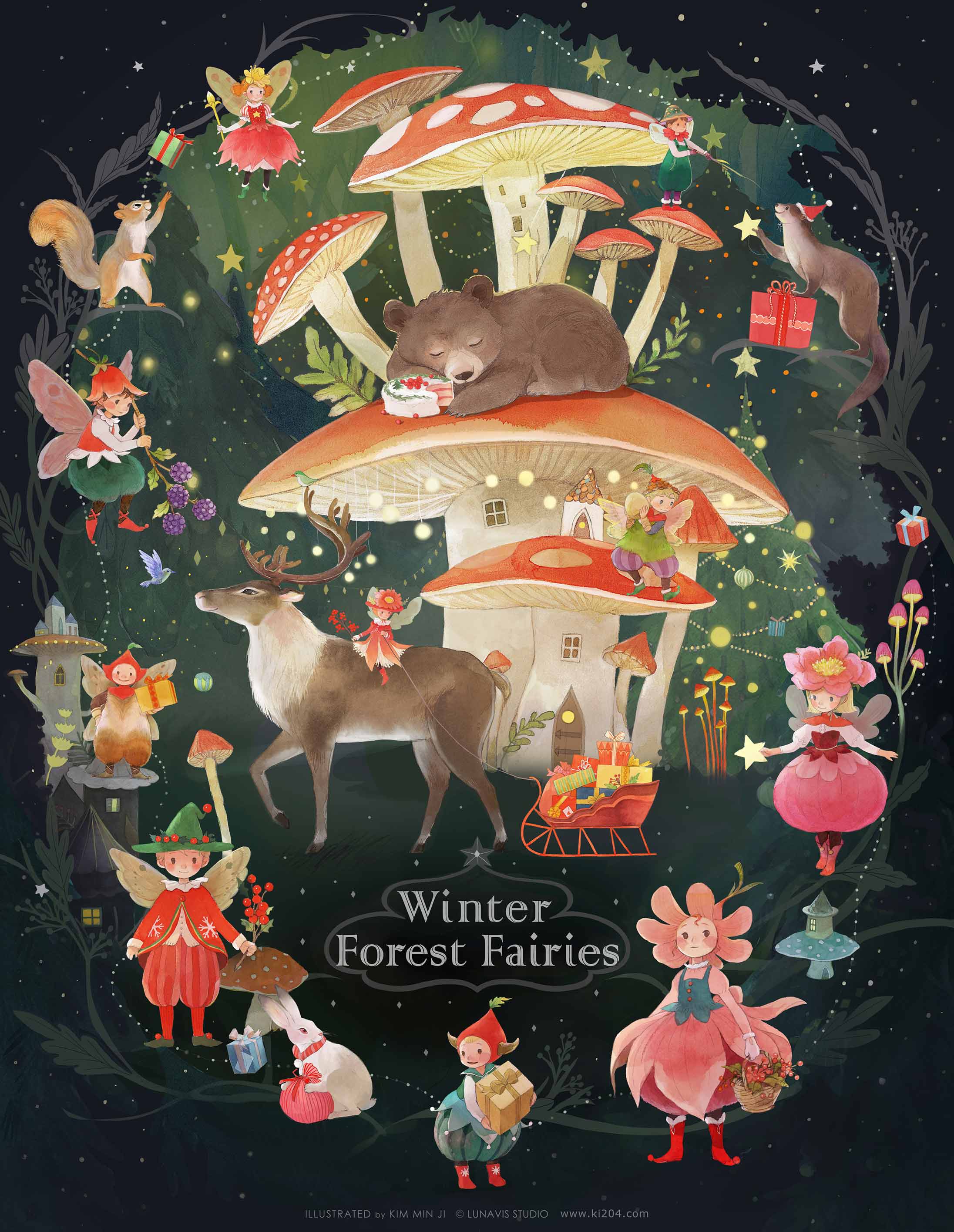 A work by Korean illustrator and artist Kim Minji