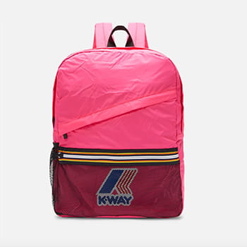 K-Way Le Vrai 3.0 Francois Backpack in Pink Intense