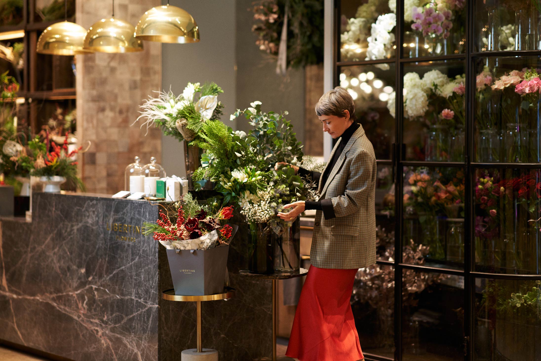 Founder Alison Whittle at Libertine Flowers