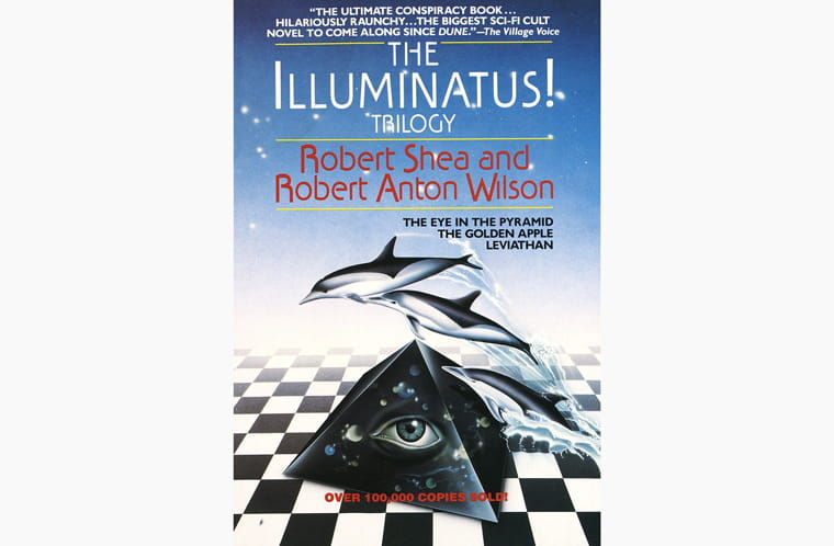 太古廣場Style Sheet推薦的《The Illuminatus! Trilogy》封面，此書作者為Robert Shea及Robert Anton Wilson