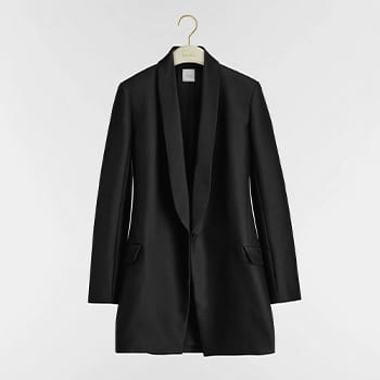 DIOR Black Wool and Silk Jacket