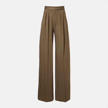 Max Mara Pinstripe Jersey Trousers