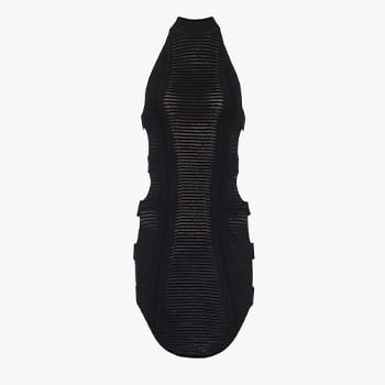 Balmain Black Knit Bandage Top 